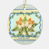 "Nichts HinternCorgis" Corgi-Verzierung Keramik Ornament (Links)