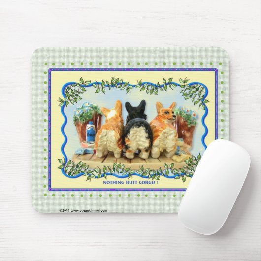 Nichts HinternCorgis Mousepad (Mit Mouse)