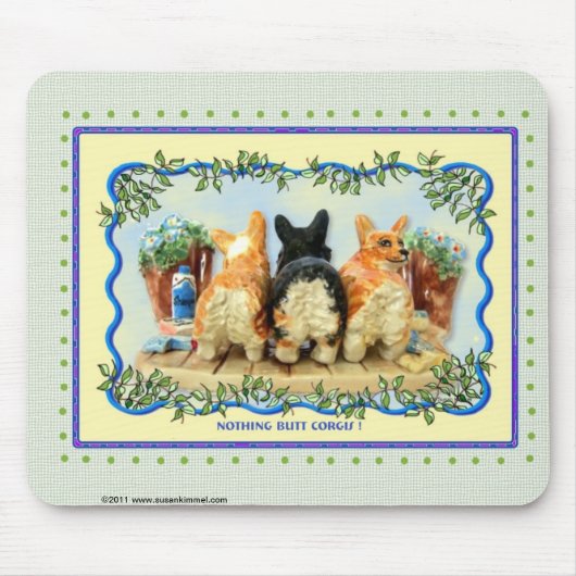 Nichts HinternCorgis Mousepad (Vorne)