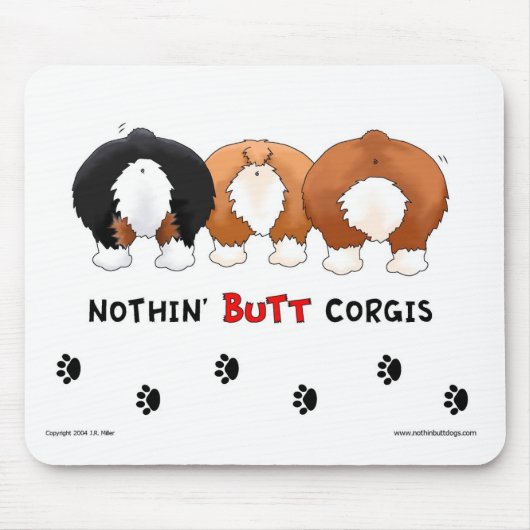 Nichts HinternCorgis Mousepad (Vorne)