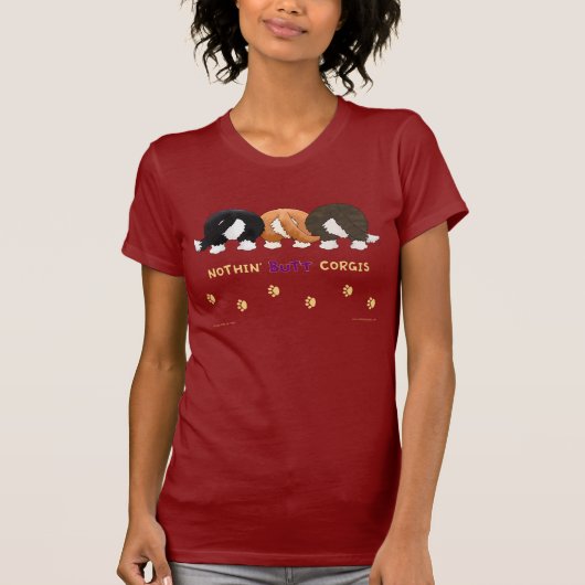 Nichts Hinterncorgis-T - Shirts (Vorderseite)