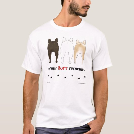 Nichts Hinternfrenchies-heller T - Shirt (Vorderseite)