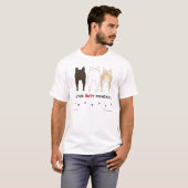 Nichts Hinternfrenchies-heller T - Shirt (Vorne ganz)