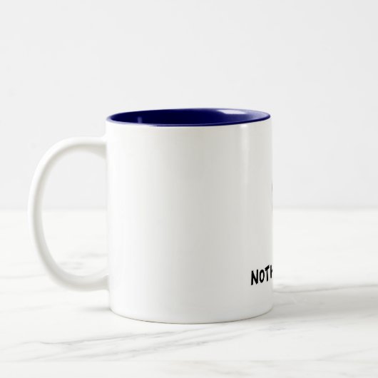 Nichts Hinternfrenchies-Tasse Zweifarbige Tasse (Links)