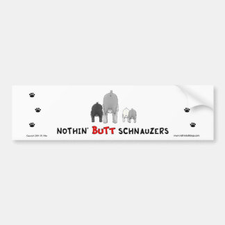 Nichts Hinternschnauzers-Autoaufkleber Autoaufkleber