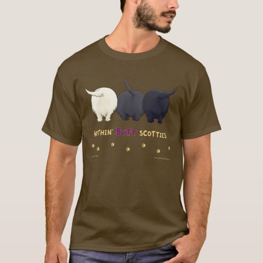 Nichts HinternScotties T-Shirt (Vorderseite)