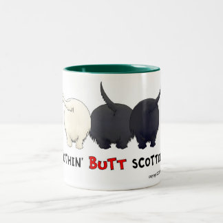 Nichts HinternScotties Zweifarbige Tasse