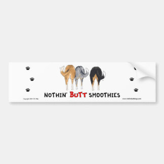 Nichts Hinternsmoothies-Autoaufkleber Autoaufkleber