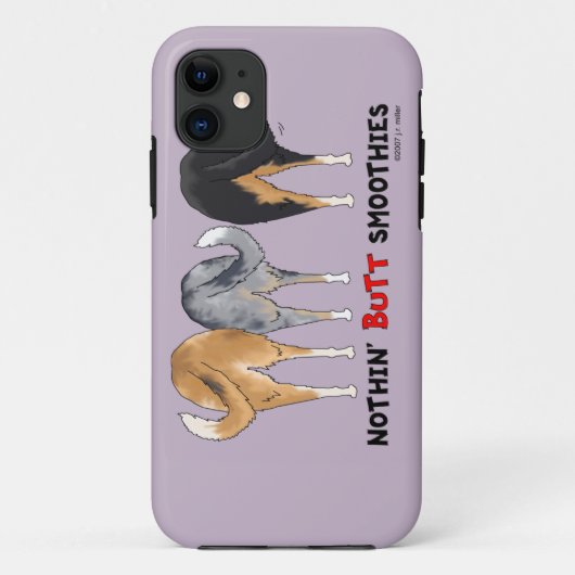 Nichts HinternSmoothies Case-Mate iPhone Hülle (Rückseite)