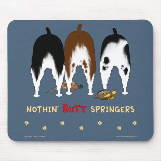Nichts HinternSpringers Mousepad (Vorne)