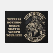 Nichts im Inneren Fußmatte (Vorderseite)