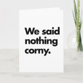 Nichts in Walentiners Ankündigung (Vorderseite)