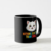 Nichts ist besser als Lächeln Tasse (VorderseiteRechts)