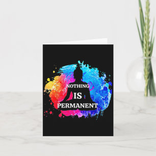 Nichts ist Dauerhaftes Buddhismus Buddha Meditatio Karte