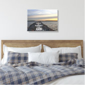 Nichts ist für Gott unmöglich Leinwanddruck (Insitu (Schlafzimmer))