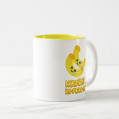 Nichts ist Im-Pasta-ble! Niedlicher Pasta-Cartoon Zweifarbige Tasse (VorderseiteRechts)