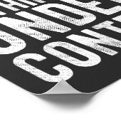 Nichts ist in Kontrolle Poster (Ecke)