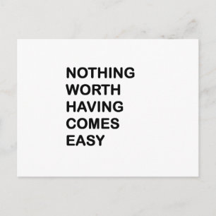 Nichts ist leicht geworden postkarte