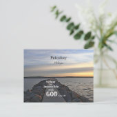 Nichts ist mit Gott unmöglich Postkarte (Stehend Vorderseite)