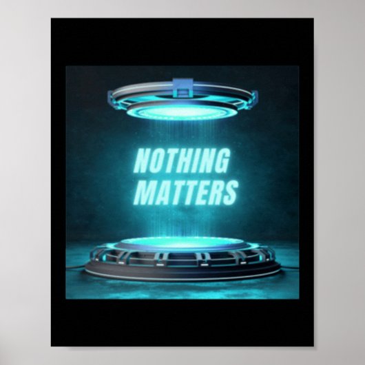 Nichts ist nur Kill Sticker Poster (Vorne)