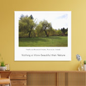 Nichts ist schöner als die Natur. Leinwanddruck (Insitu (Wohnzimmer))