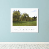Nichts ist schöner als die Natur. Leinwanddruck (Insitu (Holzboden))