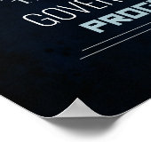 Nichts ist so dauerhaft - Friedman Poster (Ecke)