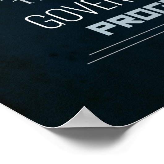 Nichts ist so dauerhaft - Friedman Poster (Ecke)