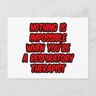 Nichts ist unmöglich... Atemtherapeut Postkarte