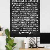 Nichts ist unmöglich Gym Motivierend Chalkboard Poster (Heimbüro)