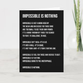 Nichts ist unmöglich, Gymnastik, Hustel, Erfolg, G Karte (Vorderseite)