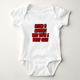 Nichts ist unmöglich...Hockeytrainer Baby Strampler