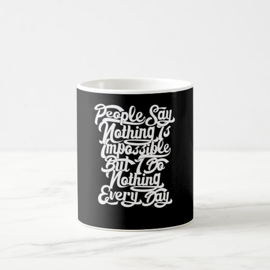 Nichts ist unmöglich kaffeetasse (Mittel)