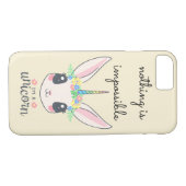 "Nichts ist unmöglich" lustiges Einhornkaninchen Case-Mate iPhone Hülle (Rückseite (Horizontal))