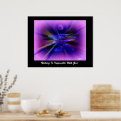 NICHTS IST UNMÖGLICH MIT GOTT..Leinwand oder Poste Poster (Küche)