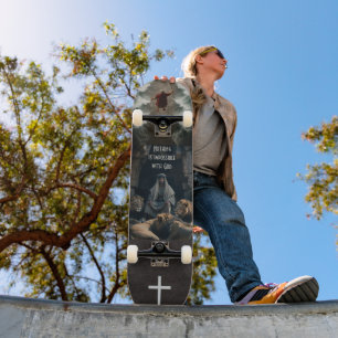 Nichts ist unmöglich mit Gott Skateboard