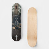 Nichts ist unmöglich mit Gott Skateboard (Vorderseite)