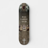 Nichts ist unmöglich mit Gott Skateboard (Vorne)
