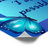 Nichts ist unmöglich. Motivierend Zitate Poster (Ecke)