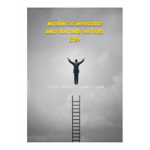 Nichts ist unmöglich Motivierend Zitatposter