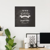 Nichts ist unmöglich poster (Heimbüro)