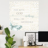 Nichts ist unmöglich poster (Heimbüro)