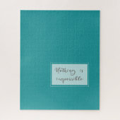 Nichts ist unmöglich: Sage Green 006 Puzzle (Vertikal)