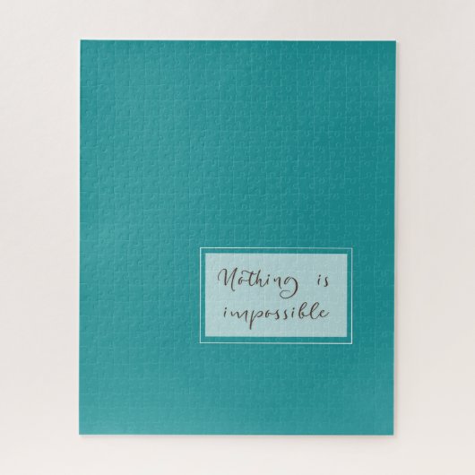 Nichts ist unmöglich: Sage Green 006 Puzzle (Vertikal)