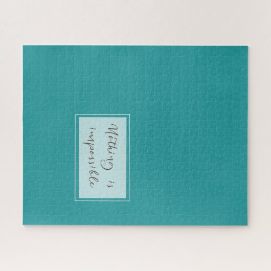 Nichts ist unmöglich: Sage Green 006 Puzzle (Horizontal)