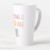 Nichts ist unmöglich (unmöglich), niedliche Katzen Milchtasse (Rechte Ecke)