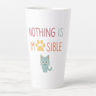 Nichts ist unmöglich (unmöglich), niedliche Katzen Milchtasse