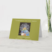 Nichts ist wie eine kleine Wettbewerbskarte Karte (Rückseite)