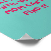 Nichts ist wirklich Los bis... Funny Poster (Ecke)