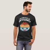Nichts ist zerstörbare Pasta Lover oder Koch Donut T-Shirt (Vorne ganz)